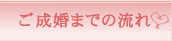 ご成婚までの流れ